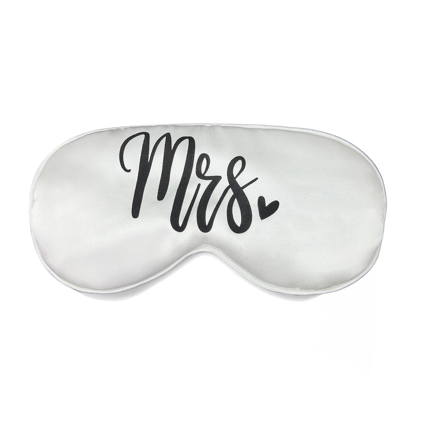 Mr & Mrs Seidige Schlafmasken-Set | Verstellbares Elastisches Band | Bequeme Augenabdeckungen für Paare, Hochzeit & Jubiläum Kaufschwan®