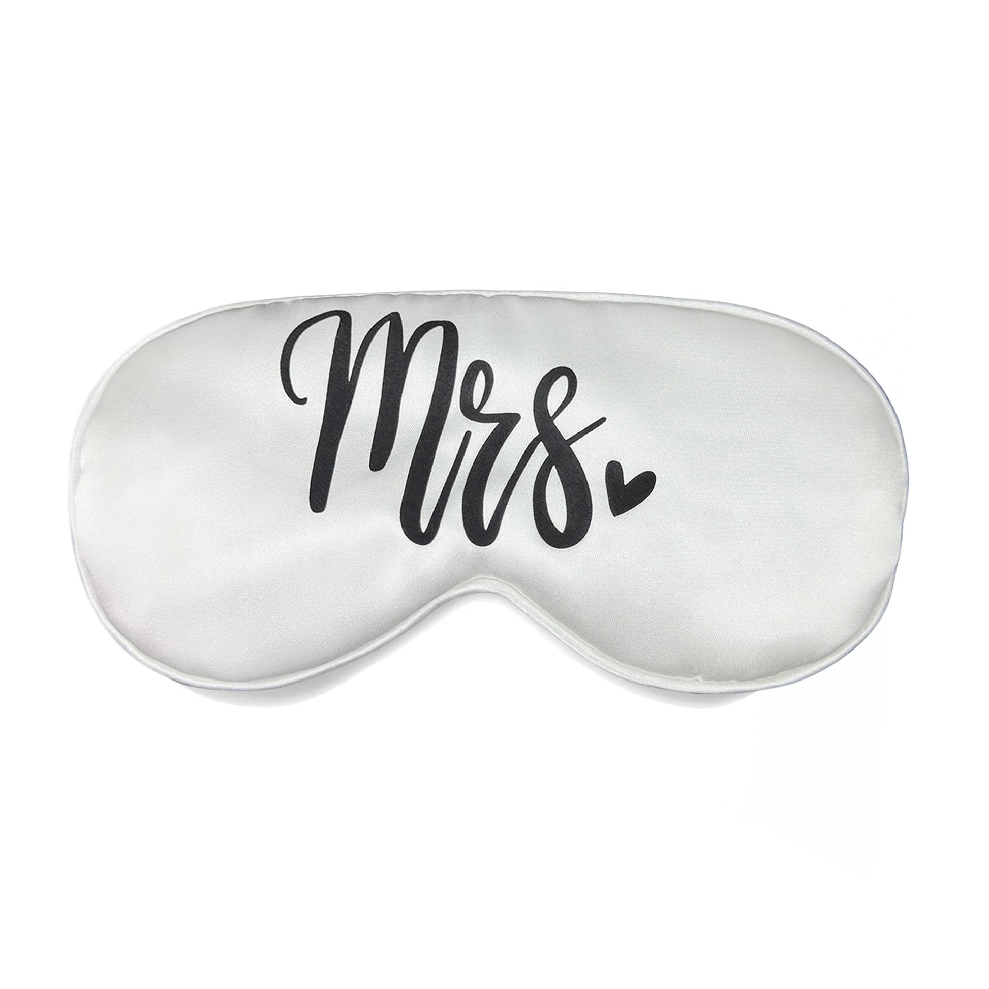 Mr & Mrs Seidige Schlafmasken-Set | Verstellbares Elastisches Band | Bequeme Augenabdeckungen für Paare, Hochzeit & Jubiläum Kaufschwan®
