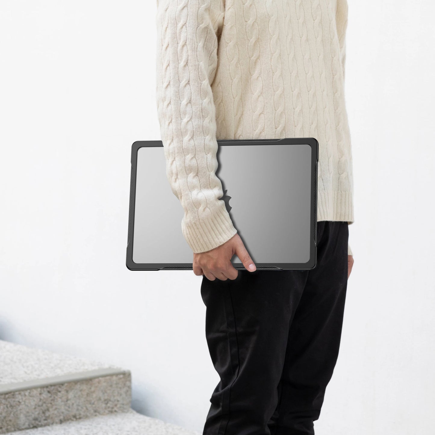 Laptop Hülle für MacBook Air 13.6/15 (M1 M2 M3 M4 2025) & Pro 14/16 – Stoßfeste Anti-Fall Schutzhülle Kaufschwan®