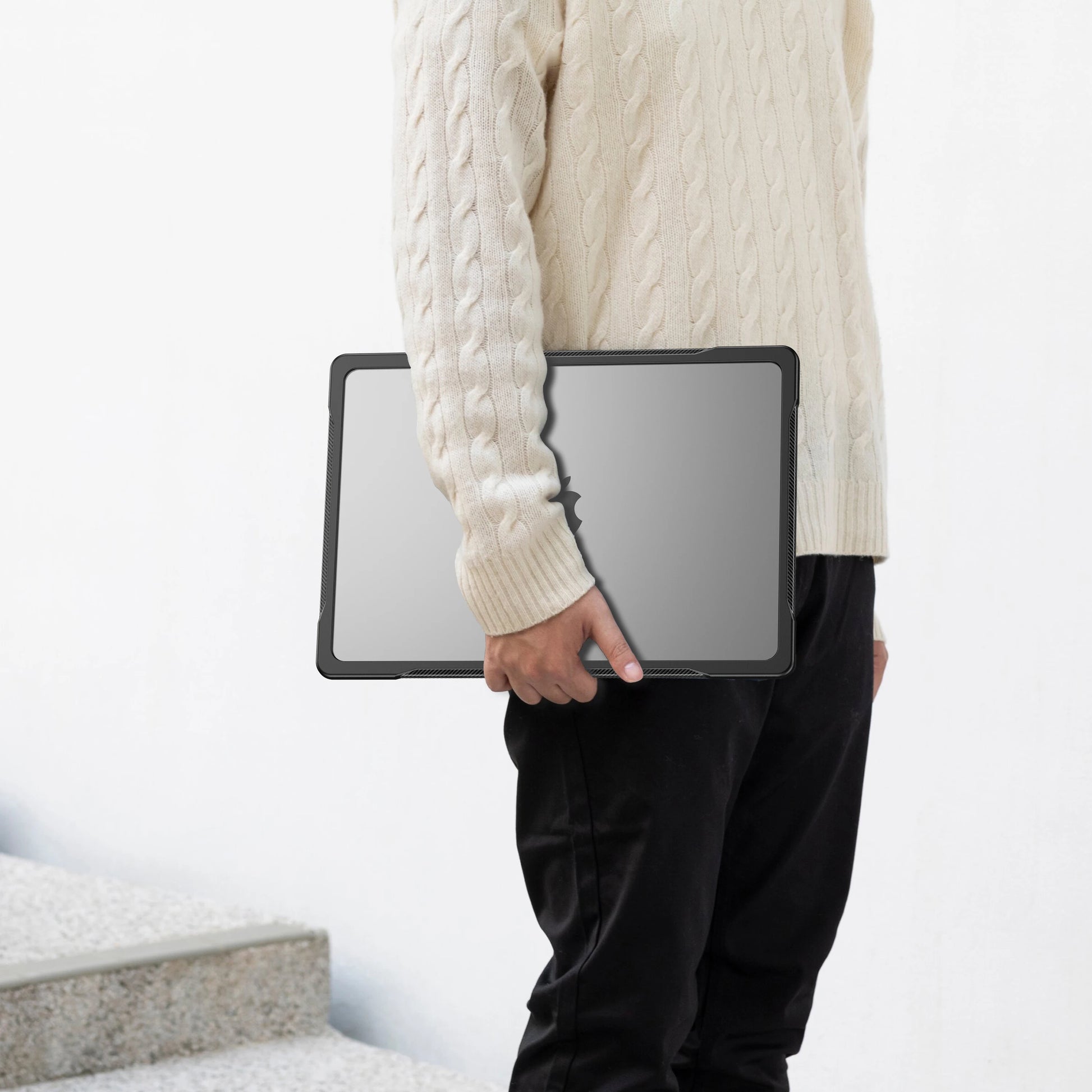Laptop Hülle für MacBook Air 13.6/15 (M1 M2 M3 M4 2025) & Pro 14/16 – Stoßfeste Anti-Fall Schutzhülle Kaufschwan®