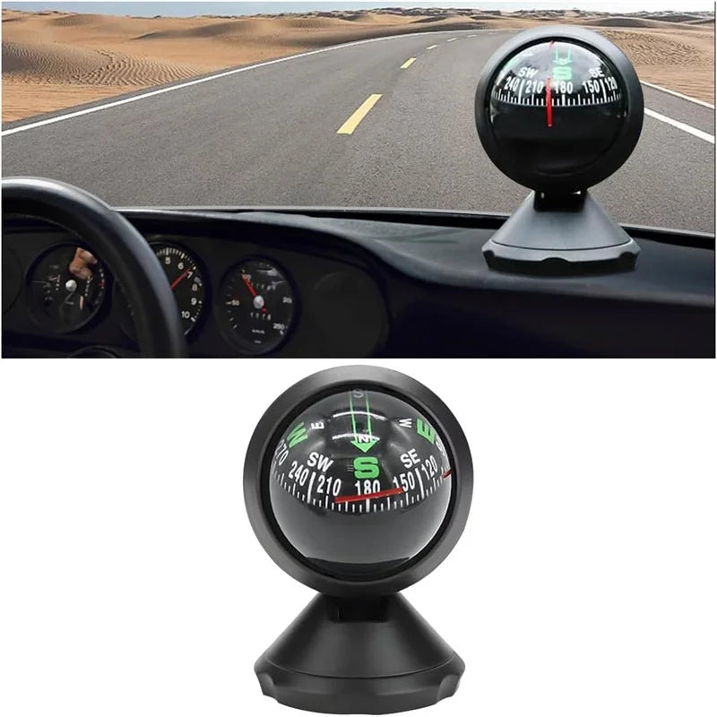 Outdoor Fahrzeugkompass – Multifunktionaler Auto Inklinometer & Neigungsmesser | Innenraumzubehör für Navigation & Fahrsicherheit Kaufschwan®