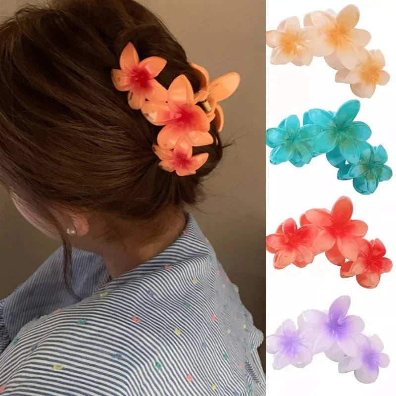 Blumen-Haarklammer – Retro Bunter Haar-Clip Kaufschwan®