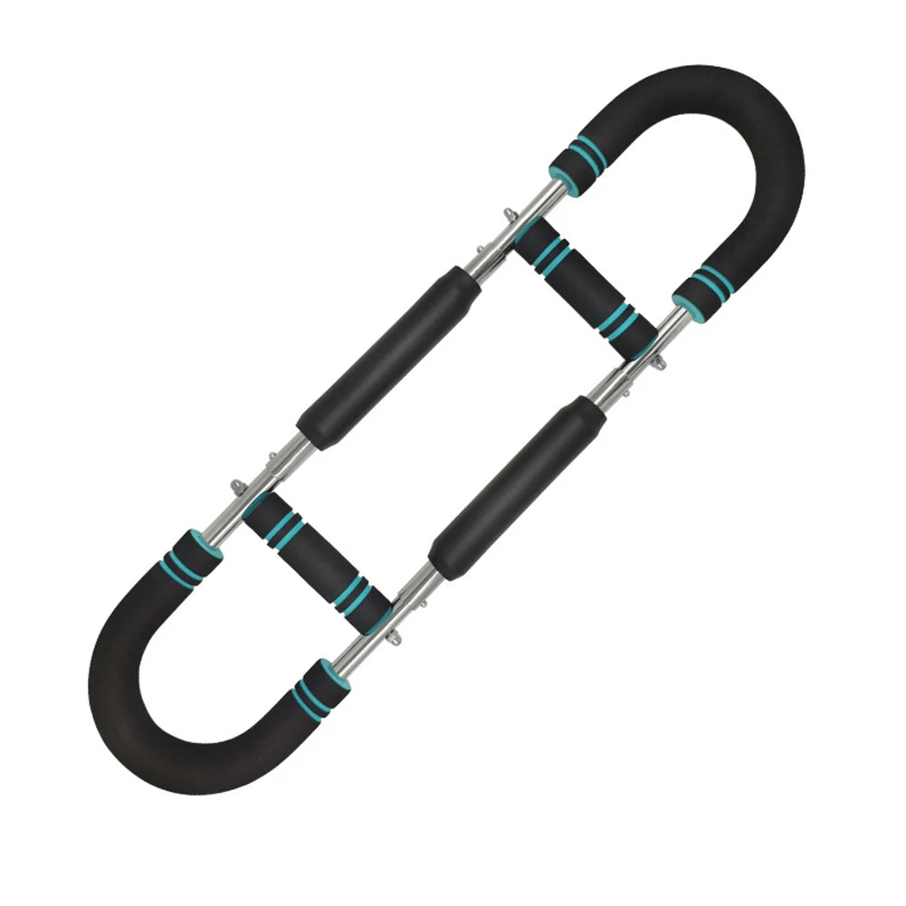 Brust Power Twister – U-förmiger Armtrainer für Brust-, Schulter- & Armtraining | Tragbares Fitnessgerät für Oberkörpertraining Kaufschwan® Blau