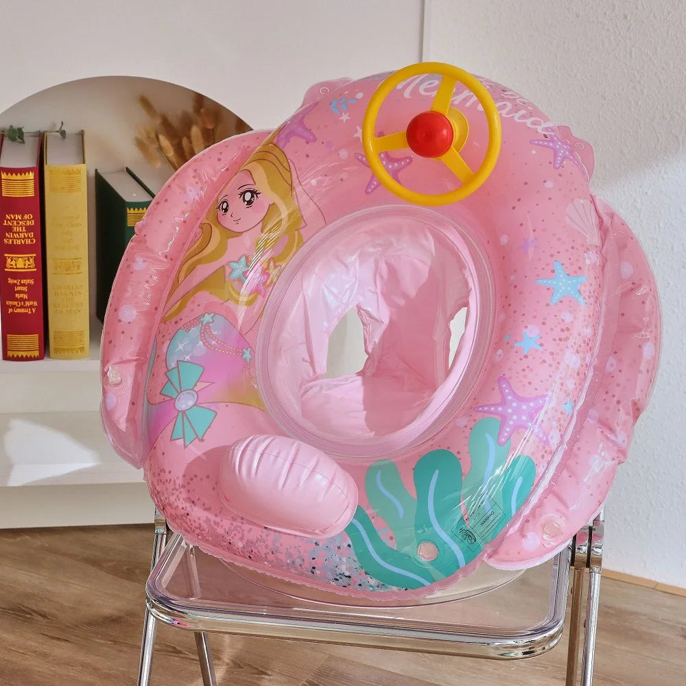 Baby Schwimmring Dinosaurier – Aufblasbarer Poolreifen für Kleinkinder & Kinder Kaufschwan®