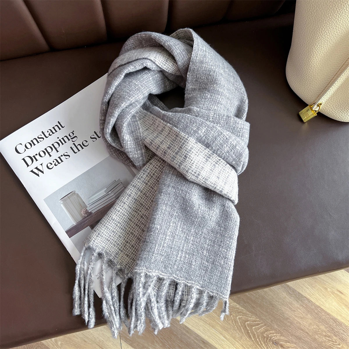 Luxus Damen Schal | Winter Warmer Schal Umschlagtuch & Stola | Pashmina Foulard, Bandana & Decken Poncho