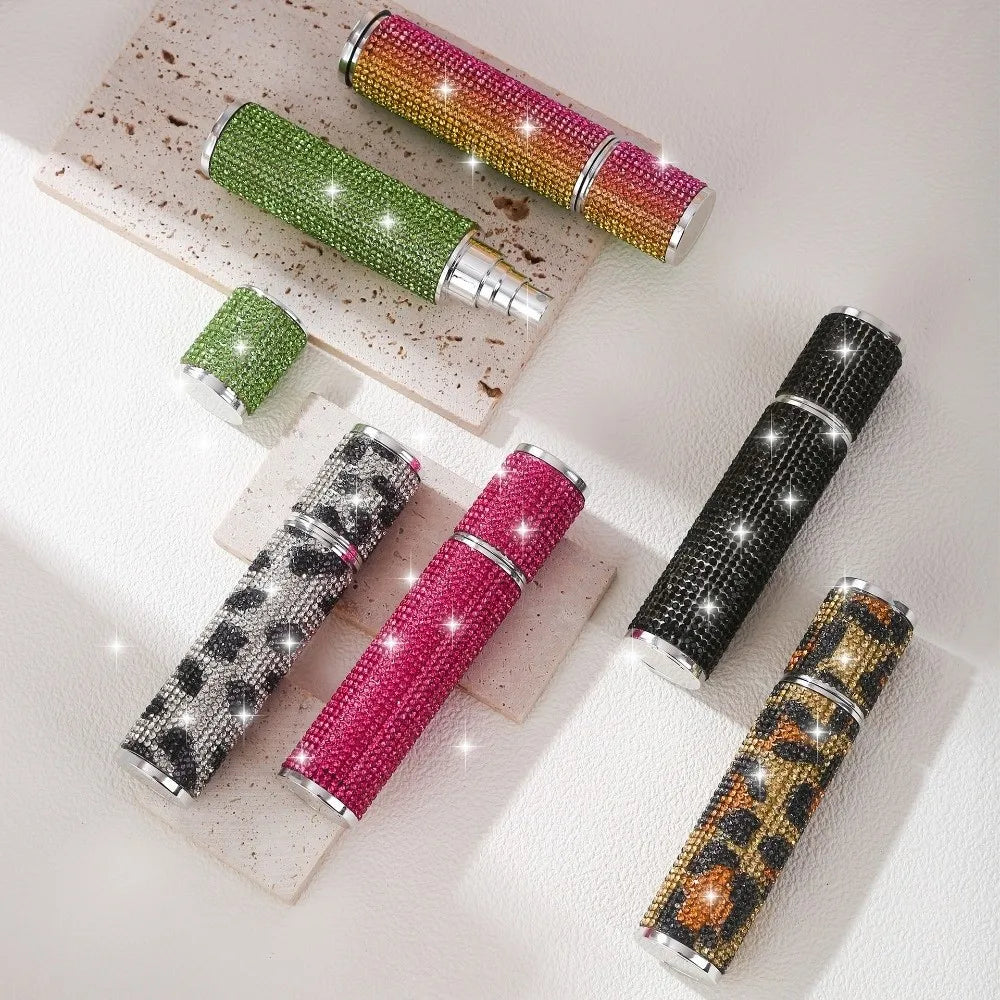 10ml Mini Parfüm Nachfüllflasche – Glitzer Diamond Spray Atomizer | Nachfüllbarer Reise-Parfümsprüher Kaufschwan®