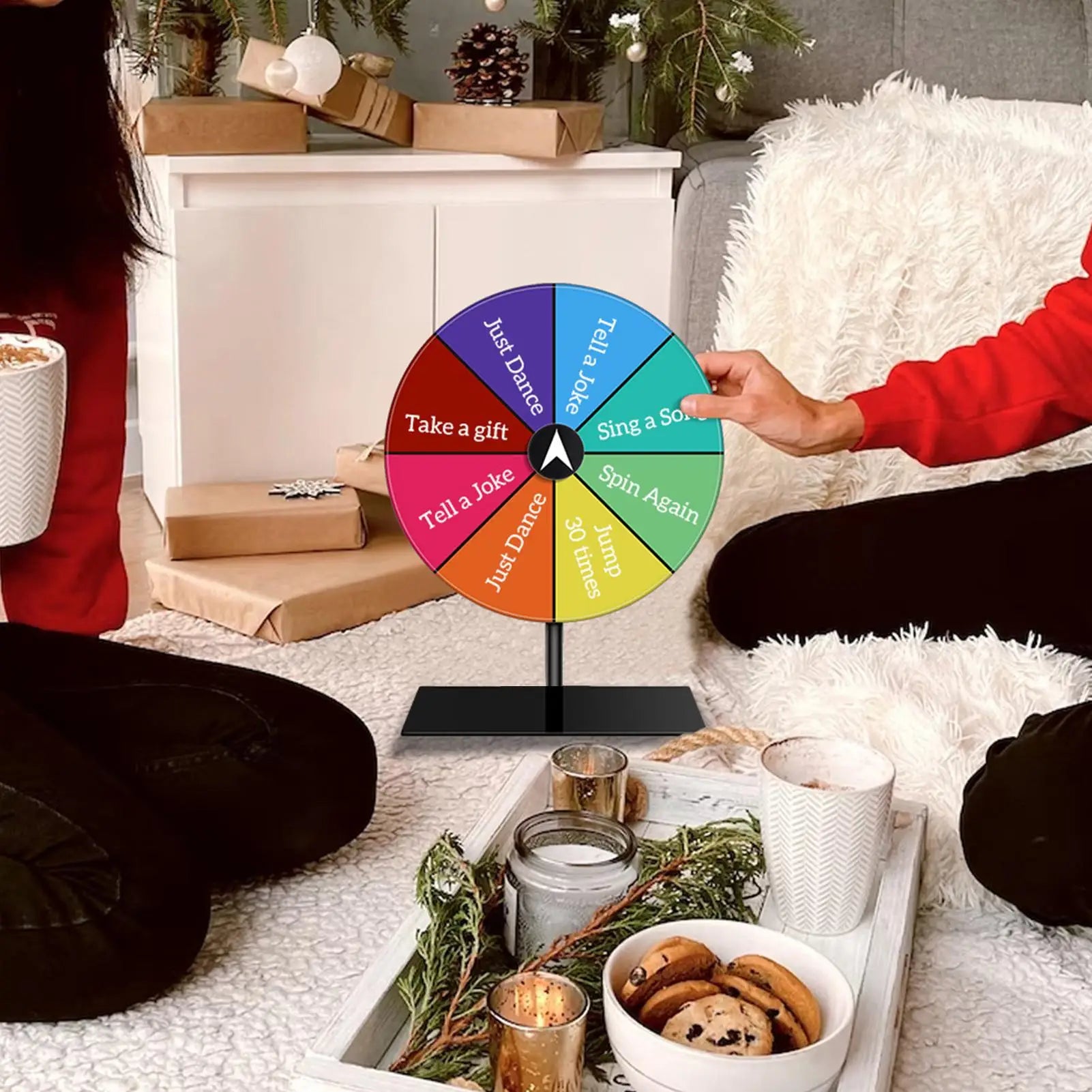 Drehbares Glücksrad/Gewinnrad – Beschreibbares Spielrad für Hochzeiten und Partys Kaufschwan®