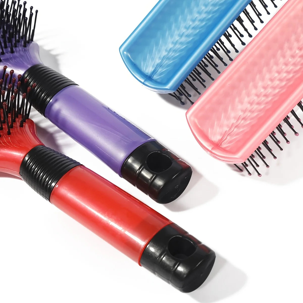 Kunststoff Entwirrungs-Haarbürste – Massagekamm für Alle Haartypen | Unisex Friseur-Werkzeug für Damen & Herren