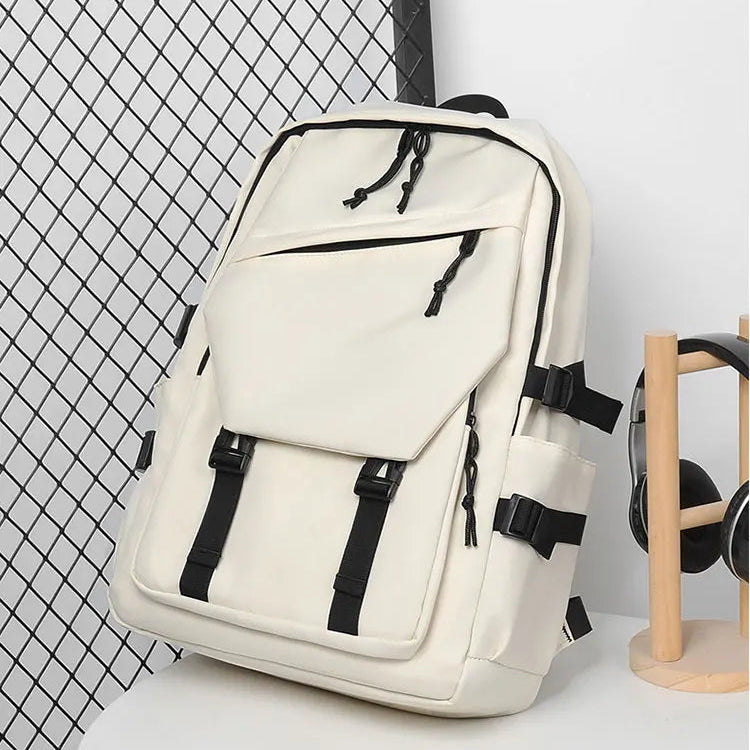 15-Zoll Polyester Wasserdichter Rucksack | Herren & Unisex Laptop Rucksack | Einfacher Solider Alltags- & Reiserucksack Kaufschwan®
