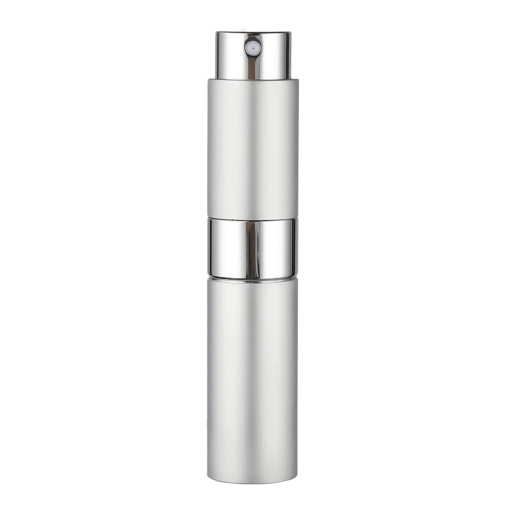 Perfume Refill Bottle 8ml Metal Aluminum Refillable Perfume Bottle Spray Bottle Portable Atomizer Perfume Travel Kaufschwan® Silber 8ML