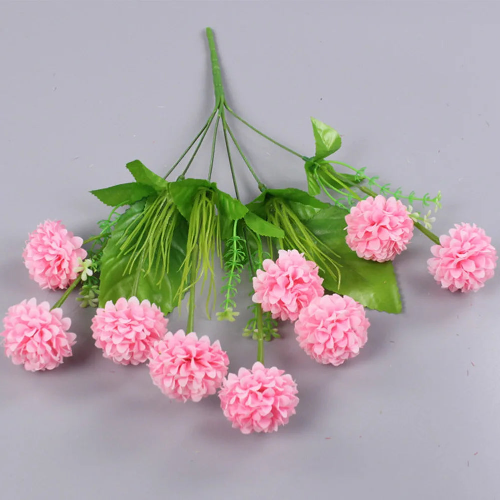 Mehrfarbige Künstliche Seidenhortensien – Kleiner Blumenstrauß für Hochzeit, Weihnachten, Party & DIY Wohnungsdekoration Kaufschwan®