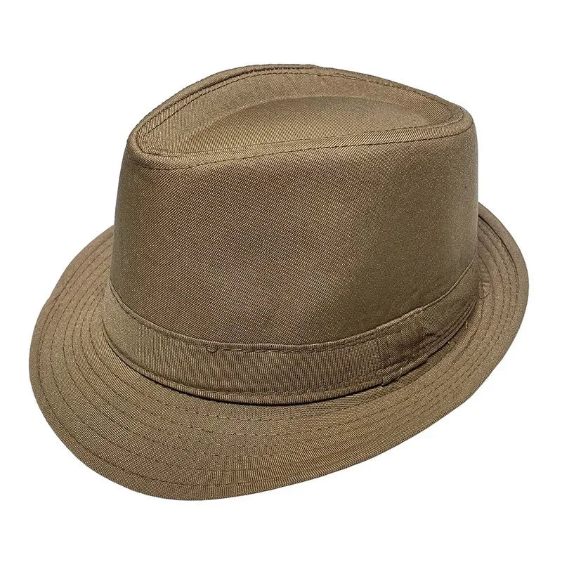 Sommer & Winter Hut - Jazzhut – Britischer Zylinderhut, Herren Fedora, Mittelalte & Ältere Warmer Jazzhut