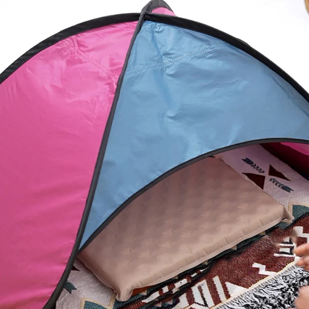 Tragbares Mini Sonnenschutz Zelt – Outdoor Kopfzelt Strand Sonnenschutz Wind- & Sandfest Pop-Up Sonnenblende Kaufschwan®