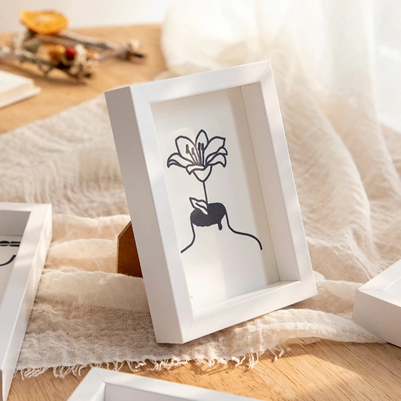 Holz Bilderrahmen – Wand- und Tischdisplay für Wohn- und Büro Dekoration Kaufschwan®