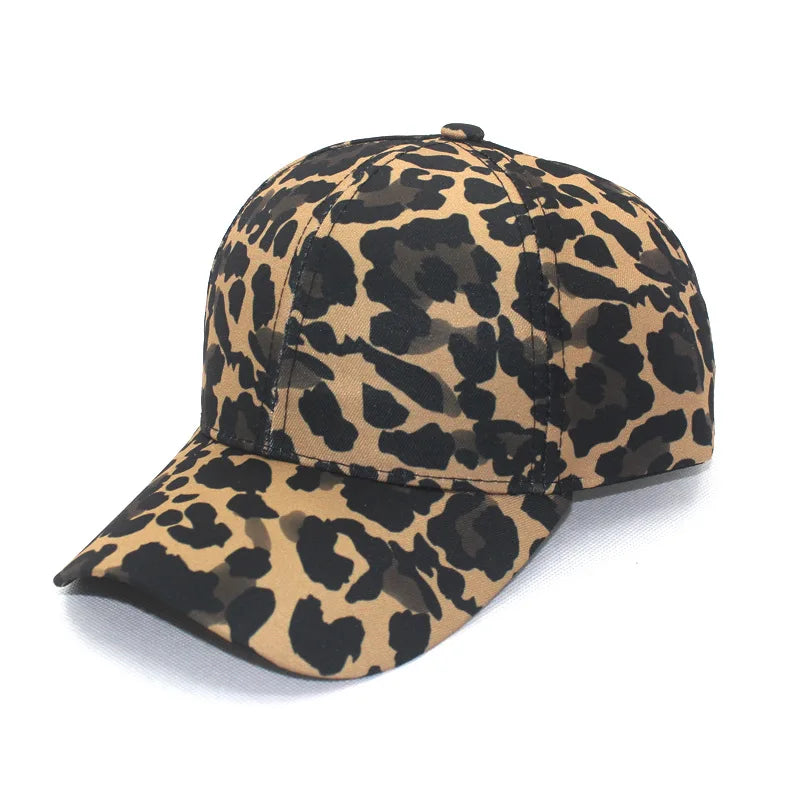 Leopard Print Verstellbare Baseballkappe | Sonnenschutz Dad Hat | Frühling & Sommer Outdoor Snapback für Herren Kaufschwan® 04 Adjustable