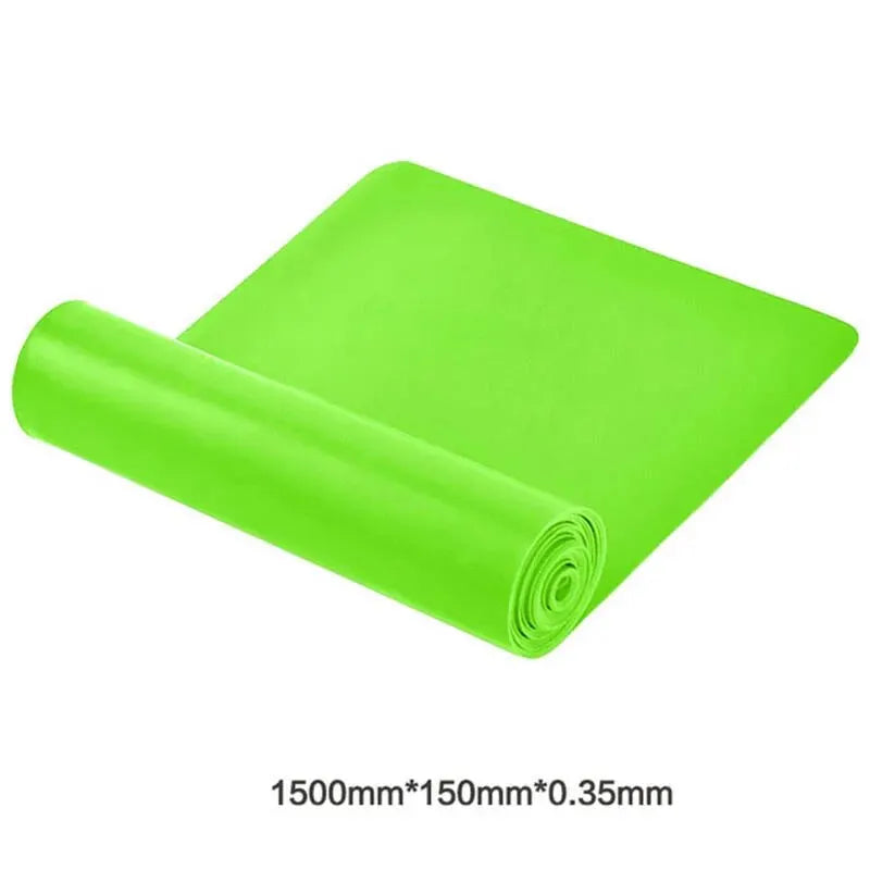 Widerstandsbänder für Training & Physiotherapie – Elastische Fitnessbänder für Zuhause, Pilates, Yoga & Outdoor-Workouts Kaufschwan® Grün