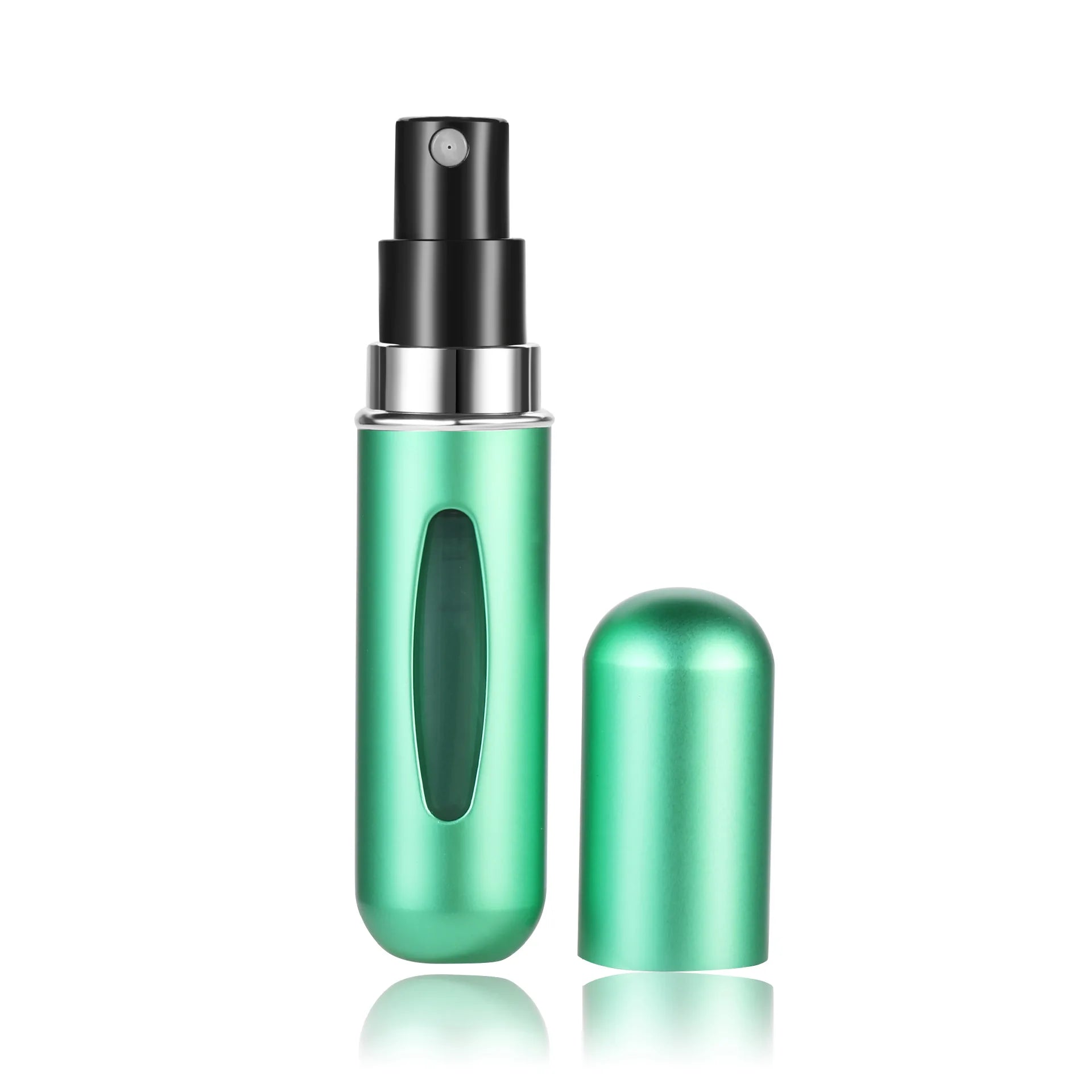 5ml Perfume Refill Bottle Portable Mini Refillable Spray Jar Scent Pump Empty Cosmetic Containers Atomizer for Travel Tool Hot Kaufschwan® Grün 5ml