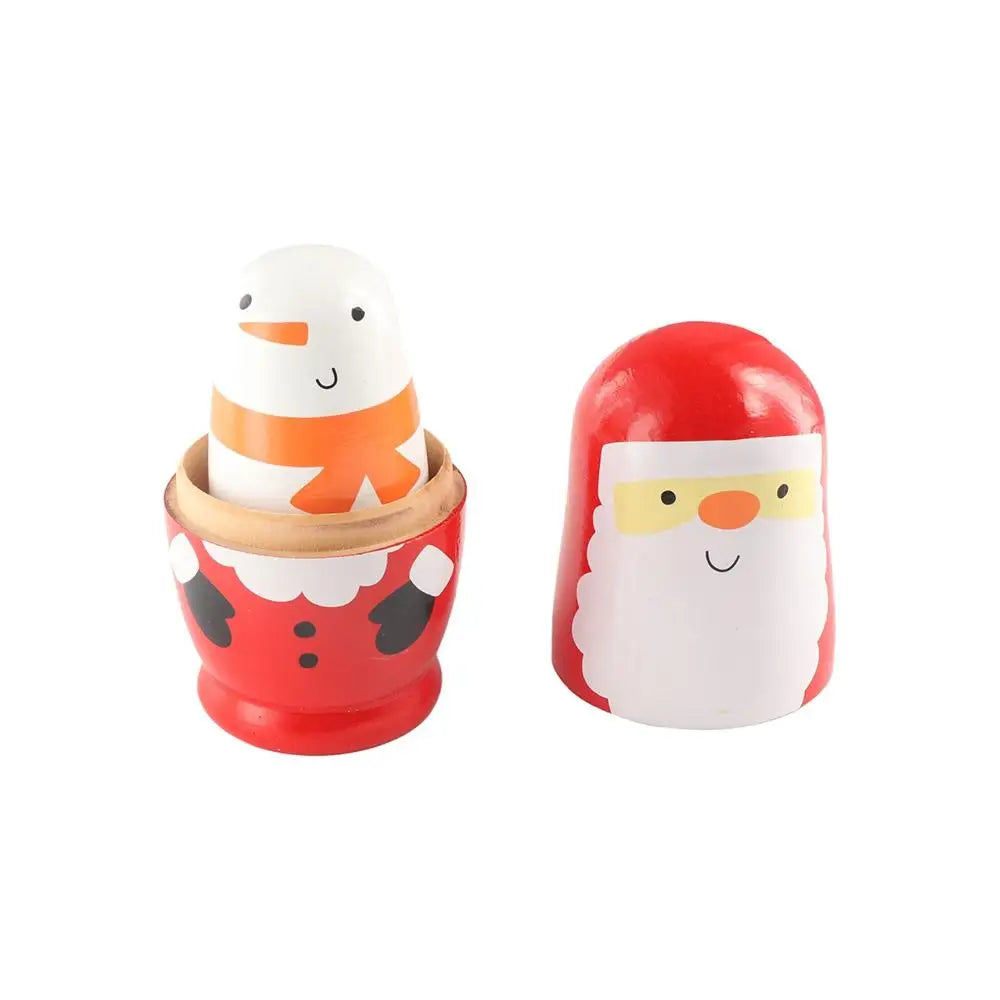 Holz-Matrjoschka – Russische Nestpuppen Set | Dekoration & Spielzeug Geschenk für Kinder