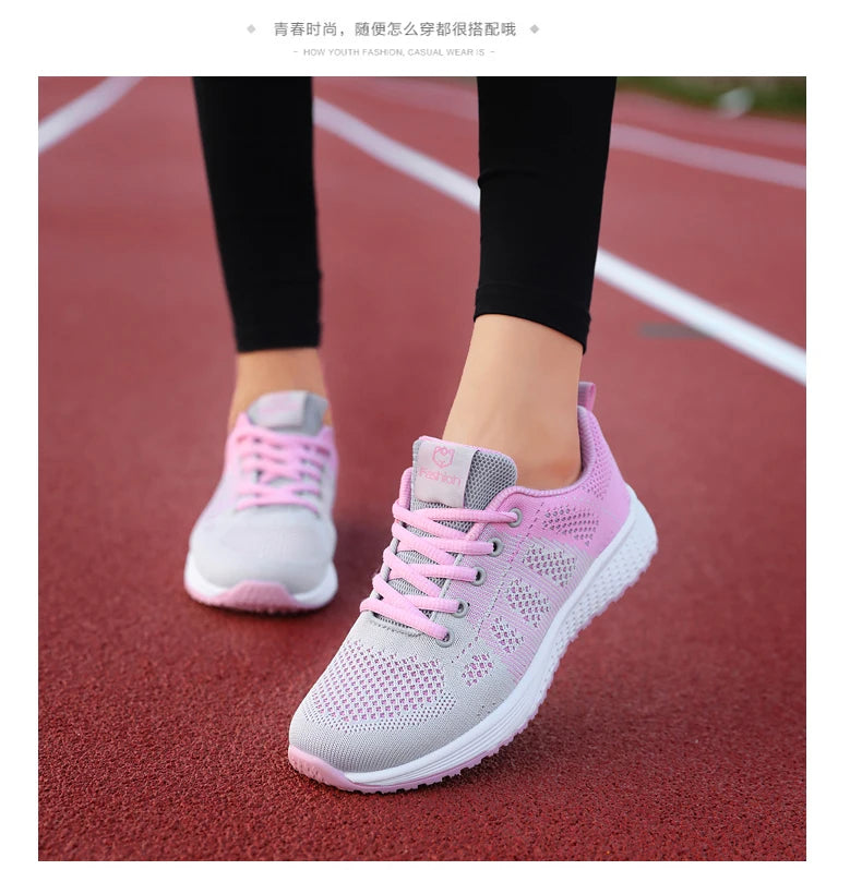 Damen Sportschuhe – Modische Plateau-Sneaker | Frühling & Winter Freizeitschuhe & Laufschuhe für Frauen Kaufschwan®