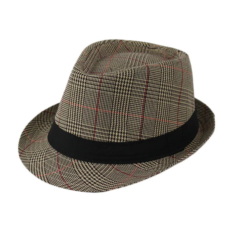 Klassischer Hut – Cowboy-Stil Sonnenhut für Herren, Damen & Kinder, Britischer Klassiker Kaufschwan® Streifen - Gelb