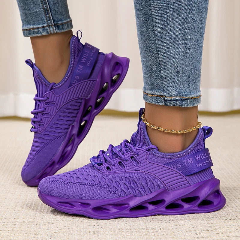 Damen Sportschuhe – Modische Plateau-Sneaker | Frühling & Winter Laufschuhe für Frauen | Auch in Übergrößen bis 43 Kaufschwan®