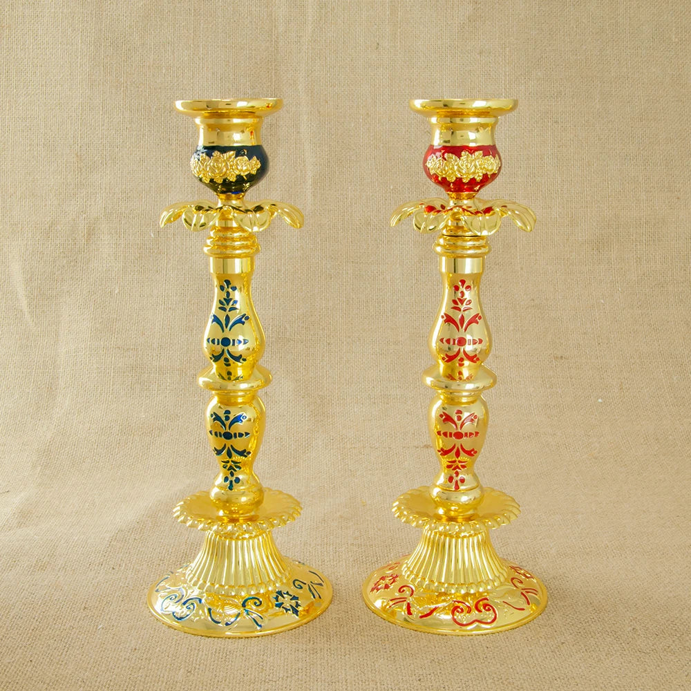 Orthodoxer Kerzenhalter – Handgefertigter Komposit Kerzenständer für Zuhause, Villa, Wohnzimmer & Party Dekoration Kaufschwan®