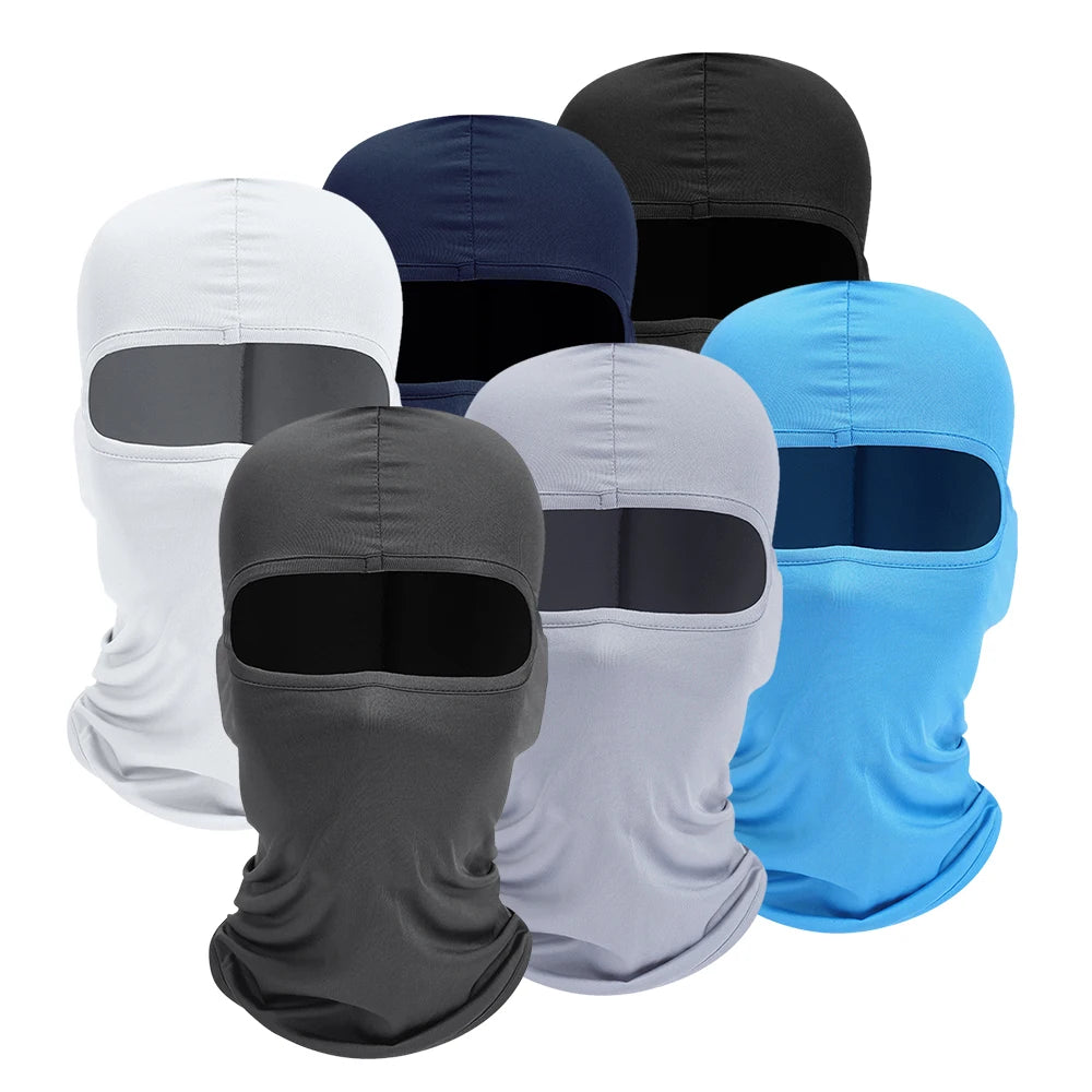 Motorrad Balaclava Vollgesichtsmaske – Winddicht & Atmungsaktiv | Helm-Unterzieher mit Anti-UV Schutz für Motorrad, Radfahren & Sport