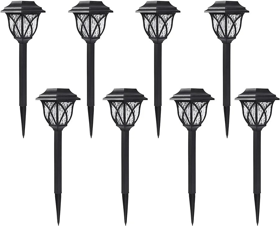 Outdoor LED Solar Rasenlampen 2 Stück – Wasserdichte Weg- & Hofleuchten für Garten- und Landschaftsbeleuchtung Kaufschwan®