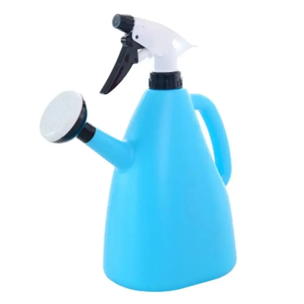 Plastic Watering Can Pot Gardening Supplies Garden Plants Adjustable Pressure Spray Water Kettle Indoor 1L Flower Sprayer Home Kaufschwan® Blau