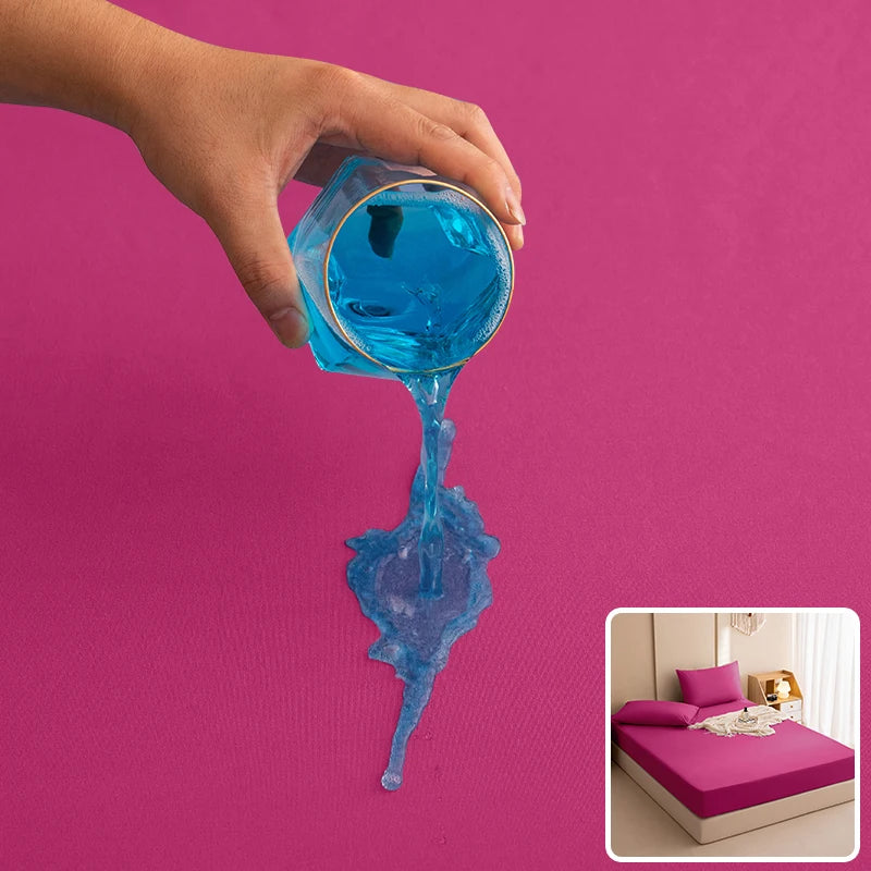 100% Wasserdichter Matratzenschoner – Spannbettlaken-Stil mit Gummizug | Einzel-, Doppel- & King-Size (140/160/180x200cm) Kaufschwan®
