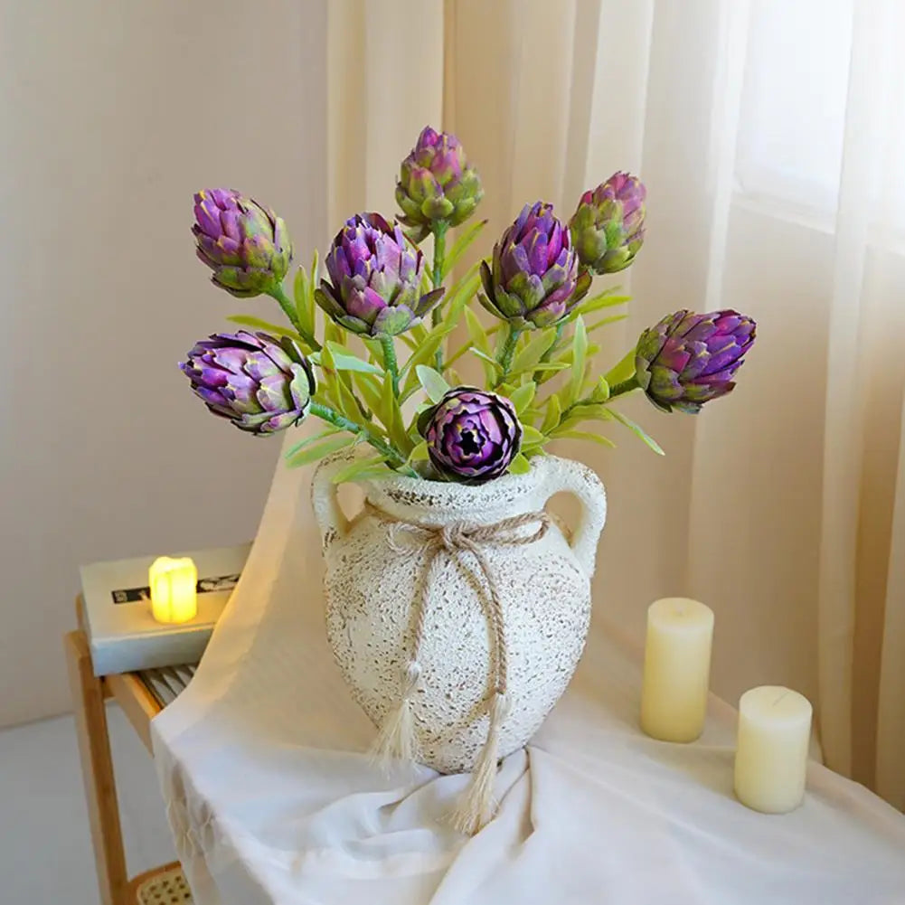 Künstliche Artischocken & Protea Cynaroides – Realistische Kunstblumen für Tischdekoration, Wohnzimmer & Hochzeitsarrangements Kaufschwan®