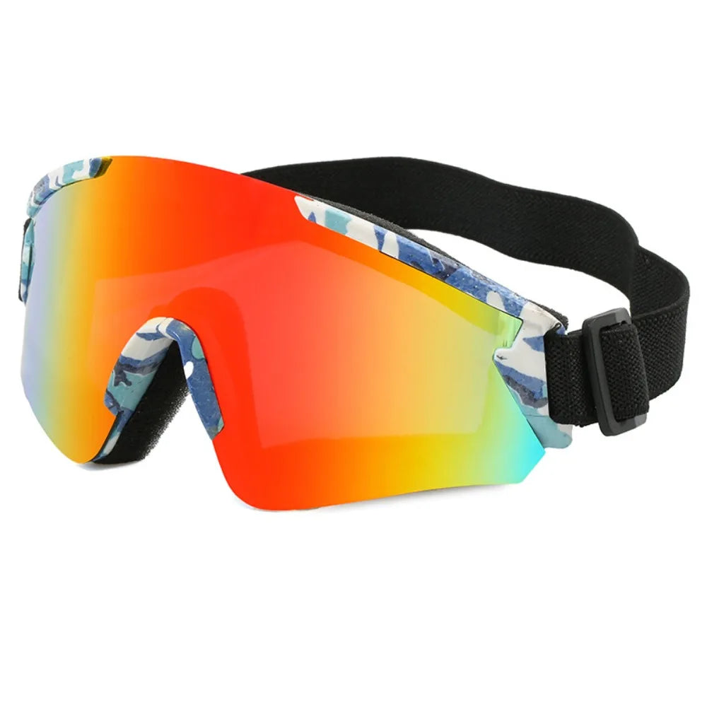 Anti-Beschlag Ski & Offroad Schutzbrille | Winddichte & Sandfeste Schneebrille für Winter Sport & Motorradfahren Kaufschwan® Design 7