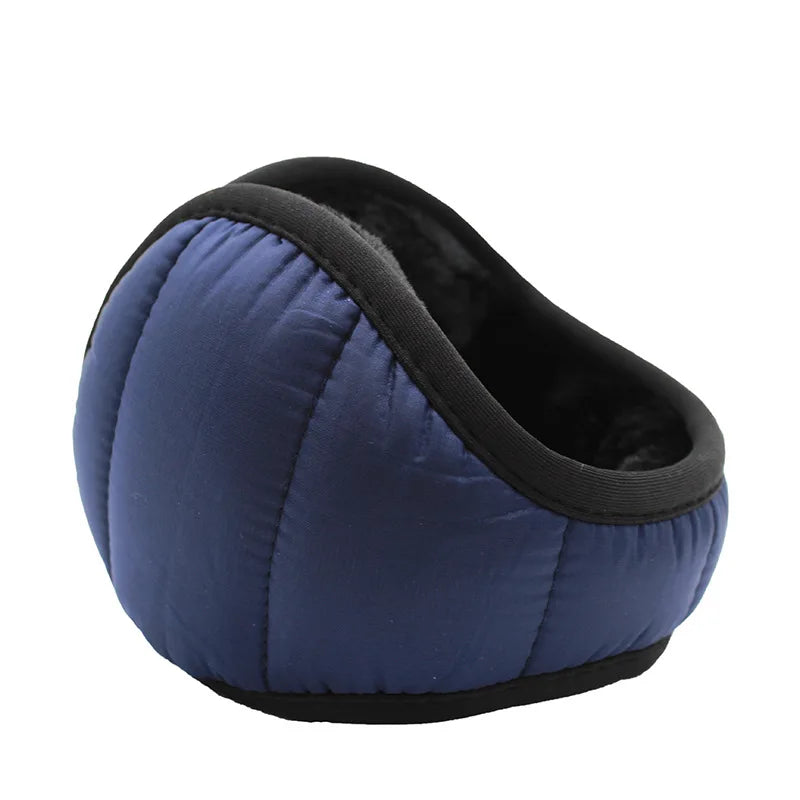 Winter Herren Ohrwärmer – Faltbare Plüsch Ohrenschützer | Winddicht & Wasserdicht, Warm & Kälteschutz Ohrmuscheln Kaufschwan® Marineblau