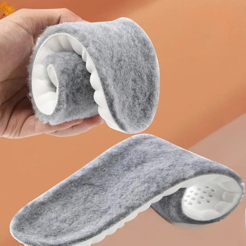 Selbstheizende Thermo Einlegesohlen – Dicke Plüsch Kaschmir Sohlen für Damen & Herren, Warme Winter- und Sportschuhe Kaufschwan®