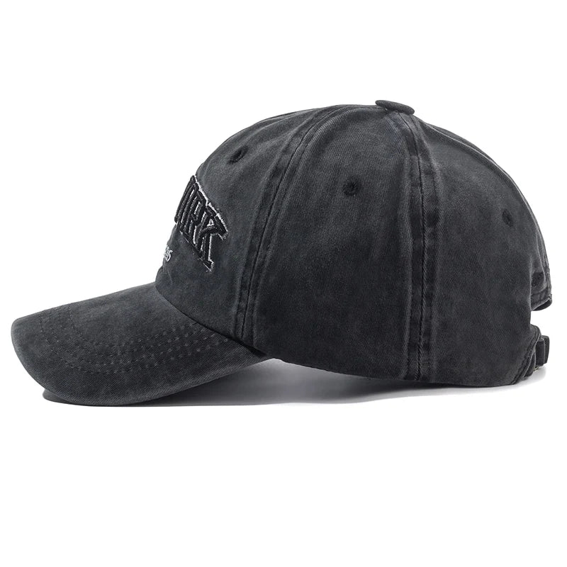2025 New York Washed Cotton Cap | Herren & Damen Snapback Baseballkappe | Sonnenschutz Dad Hat | Outdoor Freizeitkappe Kaufschwan®