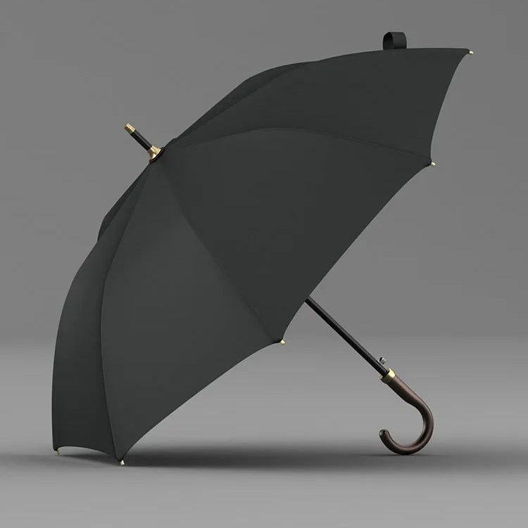 Winddichter Langgriff-Golfschirm – Luxus Business-Regenschirm für Herren & Damen, 8 Streben, 120cm Großschirm von