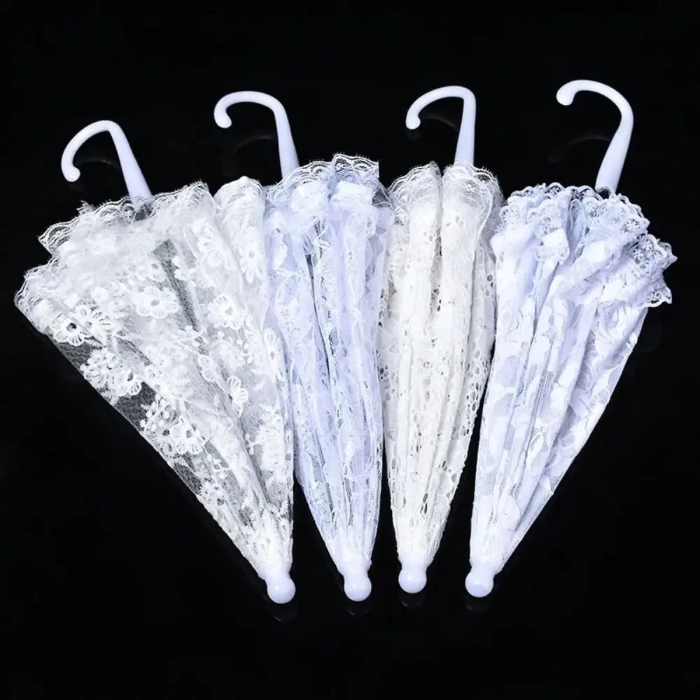 Eleganter Spitzen Brautschirm – Floraler Hochzeitsschirm im Vintage Stil Kaufschwan®