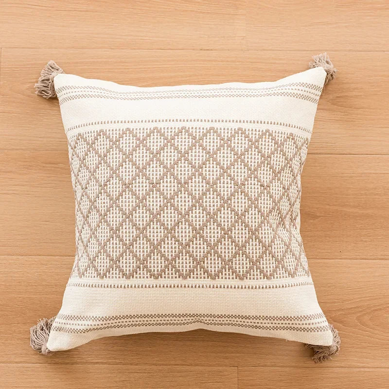 Verschiedene Kissenbezüge | Geometrisches Halbkreis Häkel-Dekokissenbezüge für Sofa & Wohnkultur Kaufschwan® Design 2 45X45CM