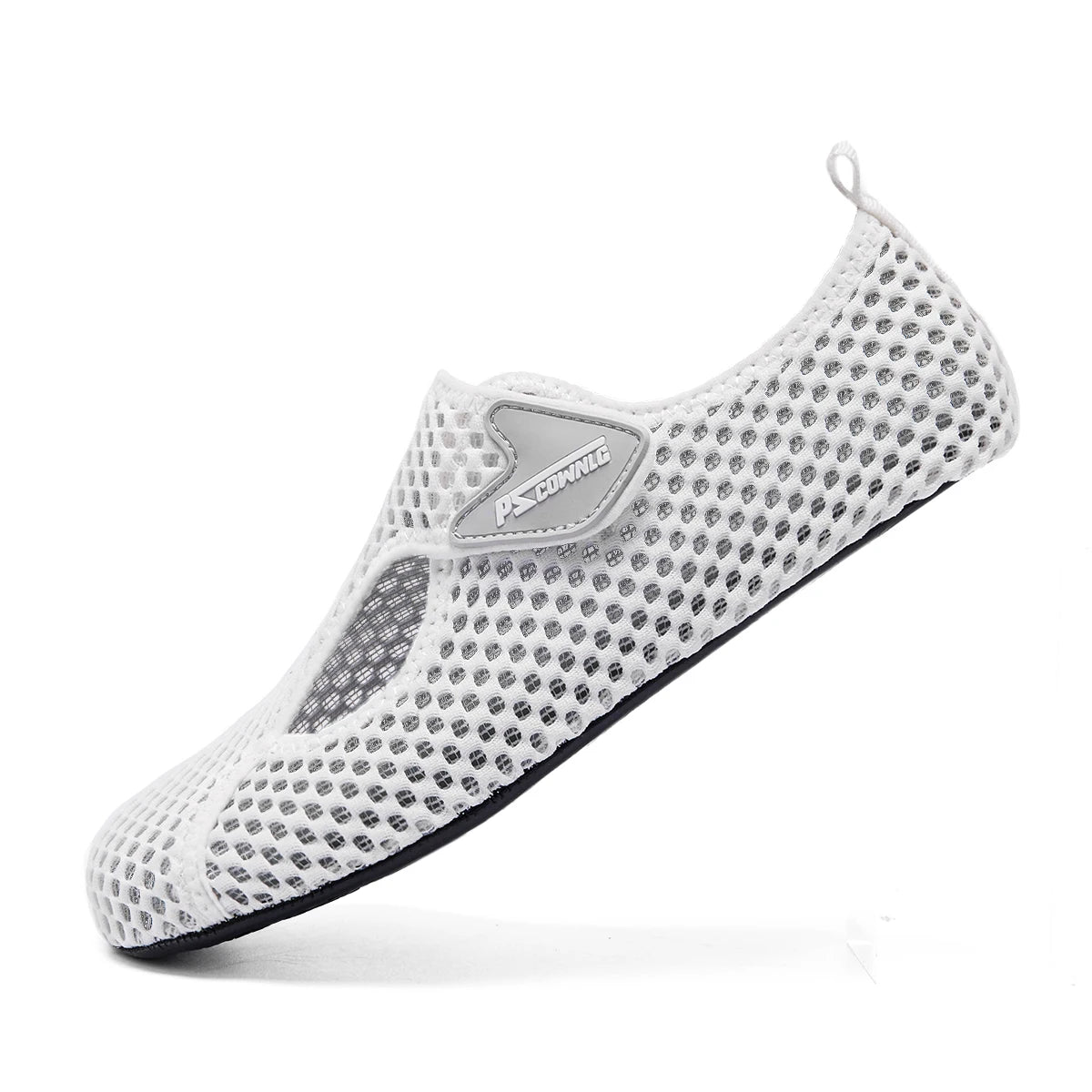 Unisex Wasserschuhe Schnell Trocknend – Barfuß Badeschuhe für Damen & Herren, Strand & Schwimmen Kaufschwan® Weiß 38-39