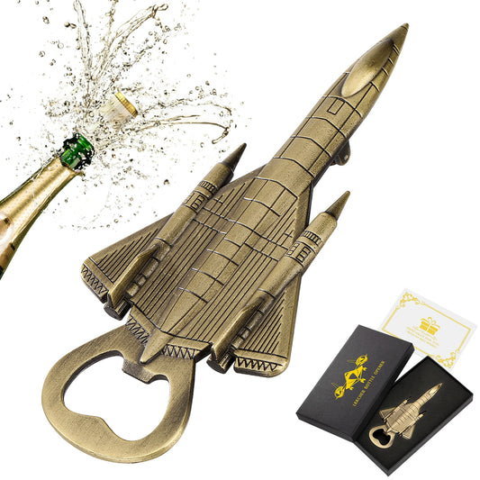 Flugzeug Flaschenöffner – Militär Design Metall Geschenk für Männer Kaufschwan®