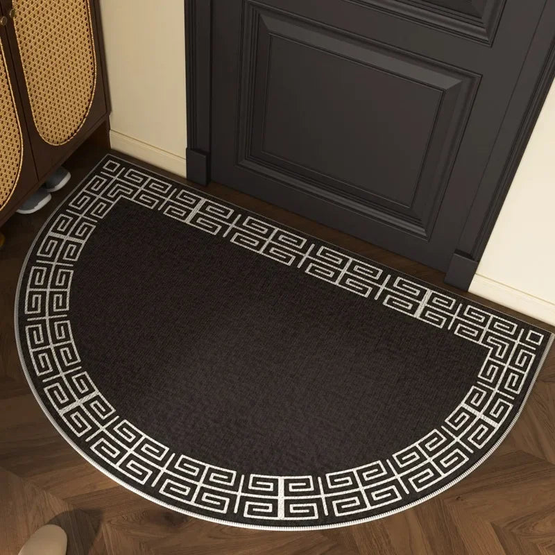 Halbkreis-Fußmatte – Rutschfeste Türmatte für Innen & Außen, Dekorativer Teppich für Eingangsbereich und Wohnzimmer Kaufschwan® Style 9 50x80cm 20x31inch