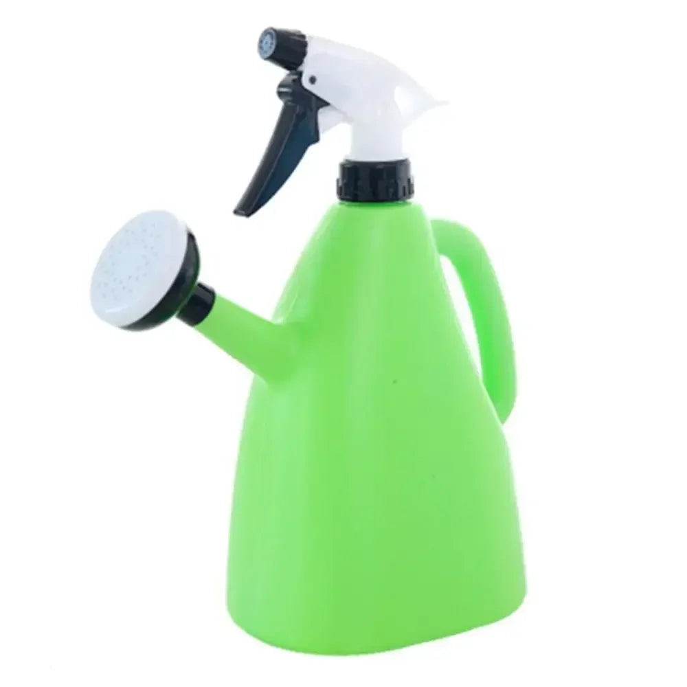 Plastic Watering Can Pot Gardening Supplies Garden Plants Adjustable Pressure Spray Water Kettle Indoor 1L Flower Sprayer Home Kaufschwan® Grün