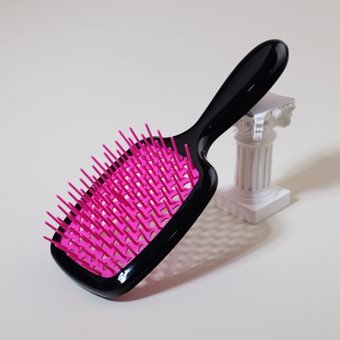 Herzförmige Multi-Color Haarbürste – 1/3 Stück | Antistatische Bürste für Nasses & Trockenes Haar, Perückenfreundlich