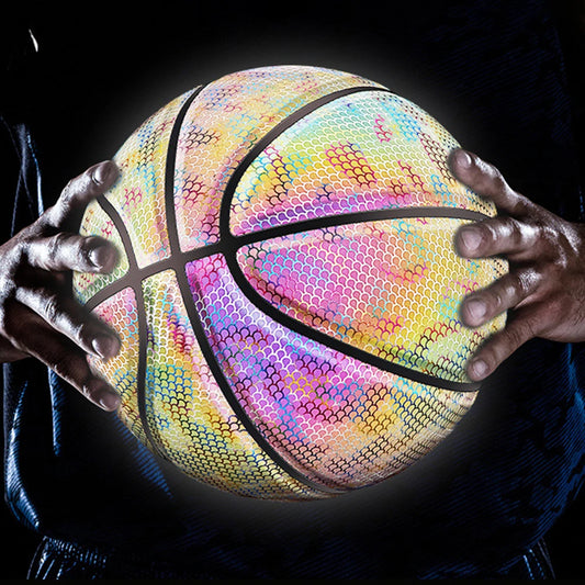 Reflektierender Leucht-Basketball – Holografischer Glühender Basketball für Training & Nachtspiele Kaufschwan®