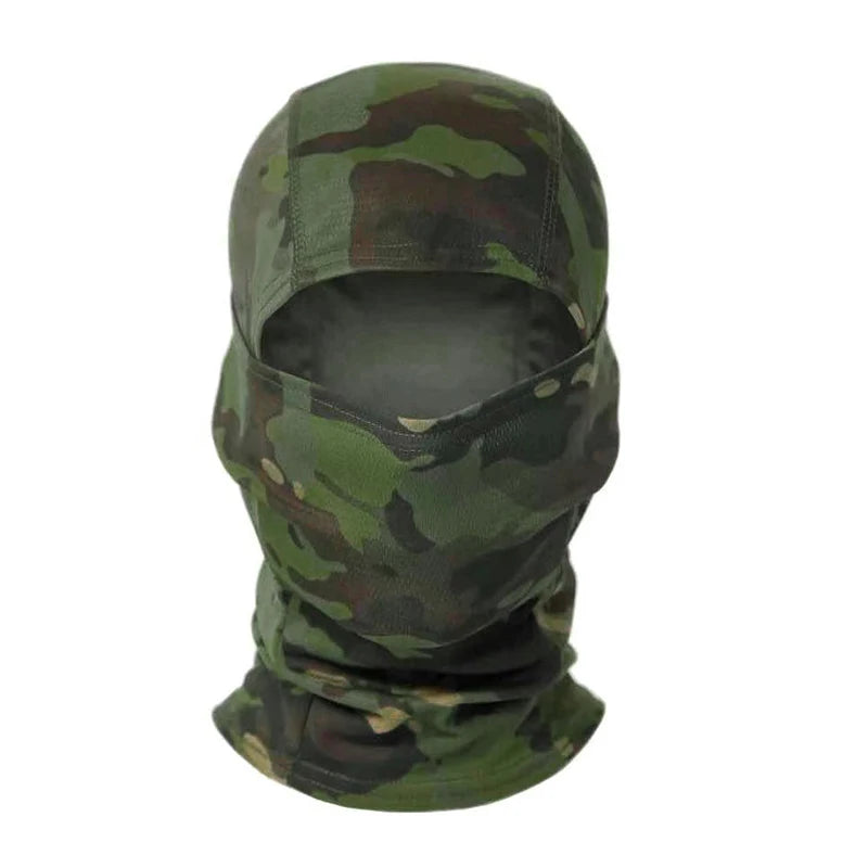 Camouflage Balaclava Mütze – Vollgesichtsmaske für Radfahren, Jagd & Outdoor Sport | Skimaske Motorrad Helm Unterziehmütze