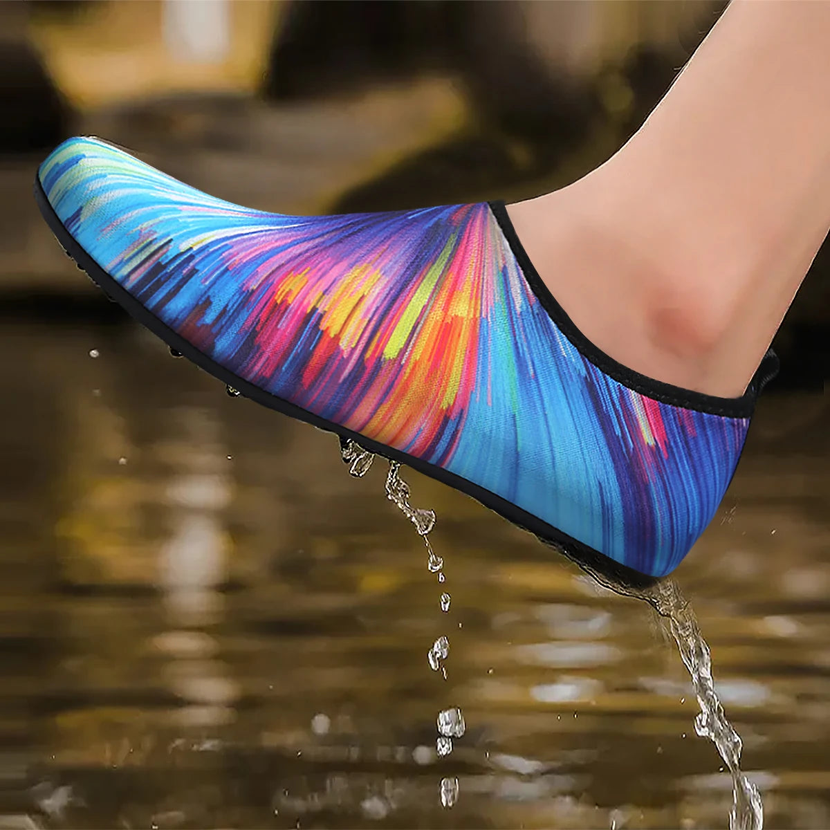 Damen Wasserschuhe Schnell Trocknend – Bequeme Strand & Yoga Schuhe, Atmungsaktive Badeschuhe Kaufschwan®