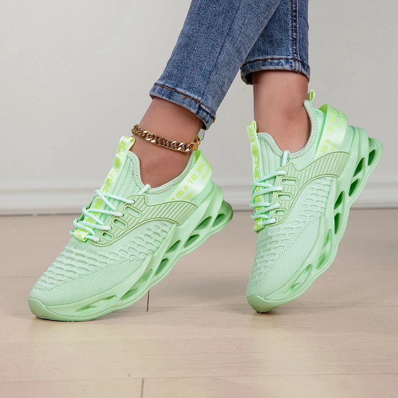 Damen Sportschuhe – Modische Plateau-Sneaker | Frühling & Winter Laufschuhe für Frauen | Auch in Übergrößen bis 43 Kaufschwan®