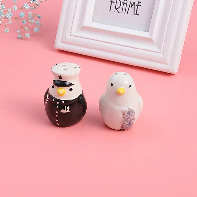 2er Set Keramik Pinguin Salz- & Pfefferstreuer – Tierische Cartoon Gewürzstreuer | Niedliche Tischdeko & Geschenkidee für Hochzeit & Party Kaufschwan®