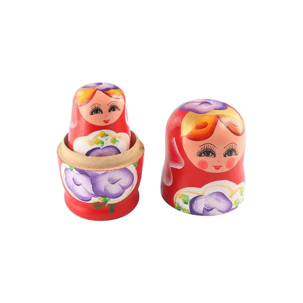 Holz-Matrjoschka – Russische Nestpuppen Set | Dekoration & Spielzeug Geschenk für Kinder