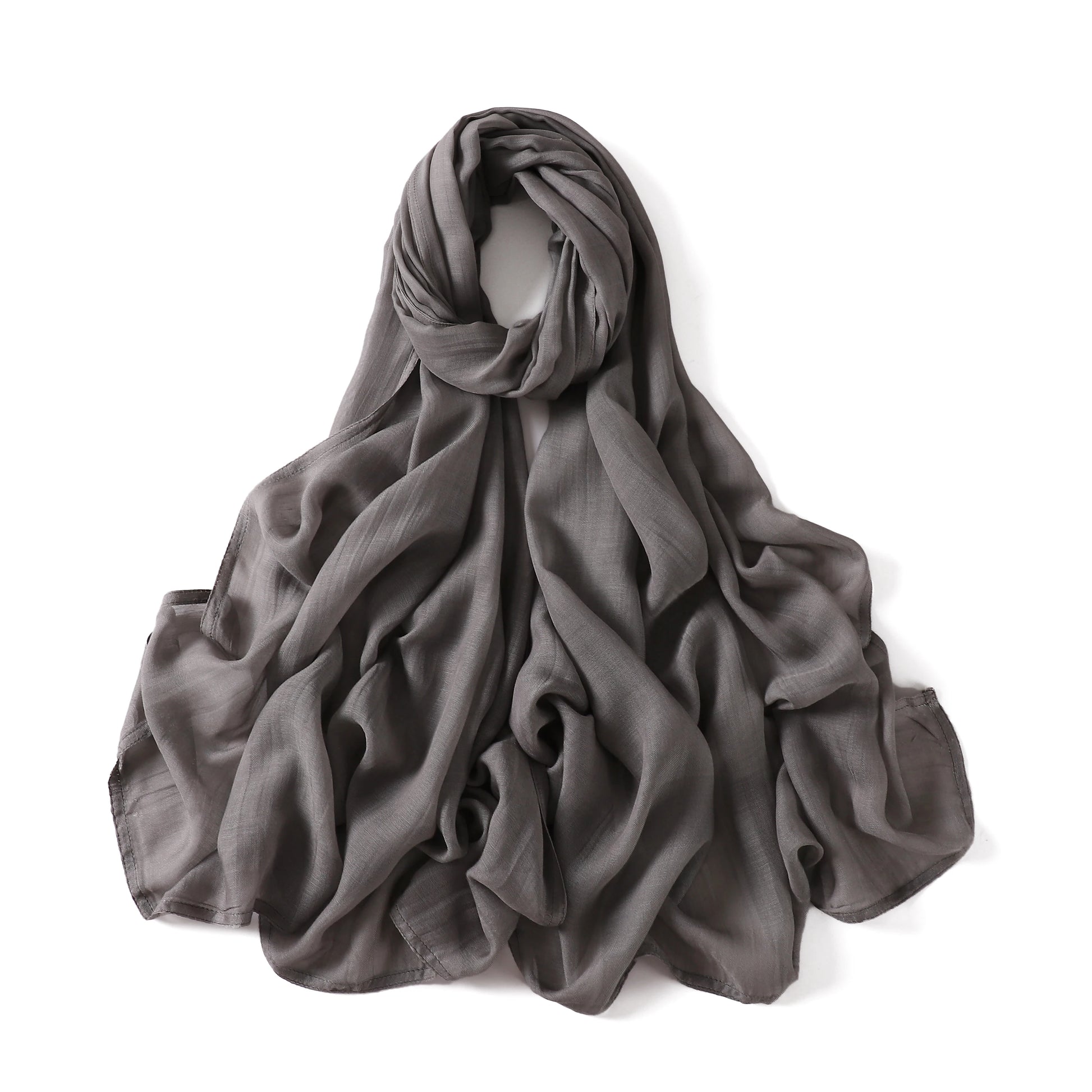Damen Hijab Schal aus Baumwolle, Rayon & Modal – Großformat 190×85cm | Muslimisches Kopftuch, Eleganter Turban & Umschlagtuch Kaufschwan®